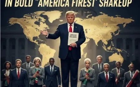 Trump Ousts 29 Ambassadors in Bold “America First” Shakeup
