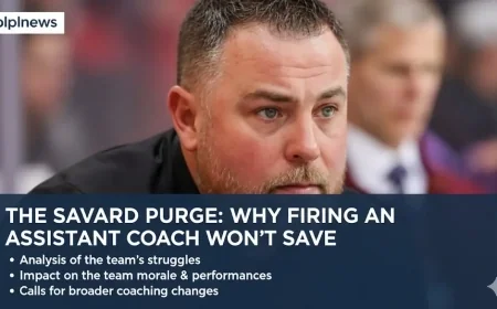 The Savard Purge: Why Firing an Assistant Coach Won’t Save