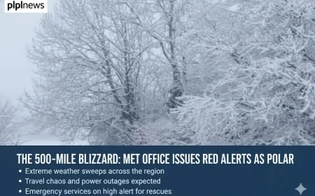 The 500-Mile Blizzard: Met Office Issues Red Alerts as Polar