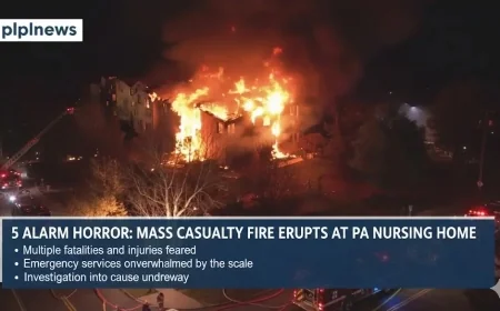 5 Alarm Horror: Mass Casualty Fire Erupts at PA Nursing Home