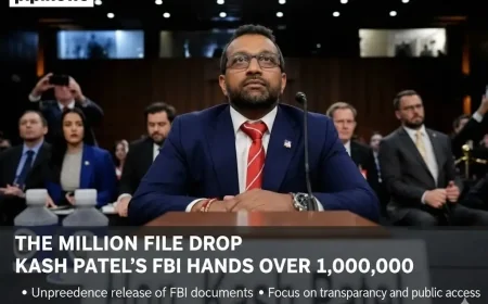 The Million File Drop Kash Patel’s FBI Hands Over 1,000,000