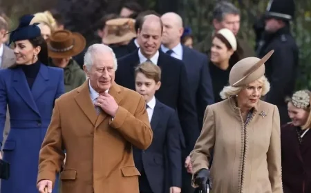 Royal Family Delight Crowds After Christmas Day Service