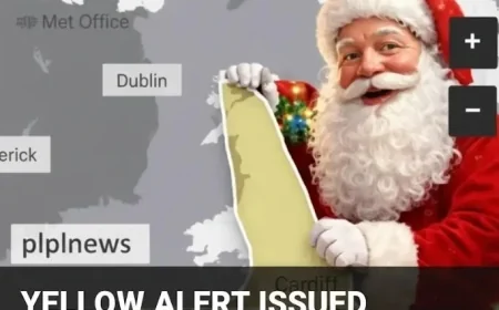 Yellow Alert Issued 60MPH Christmas Gale to Batter UK as Met