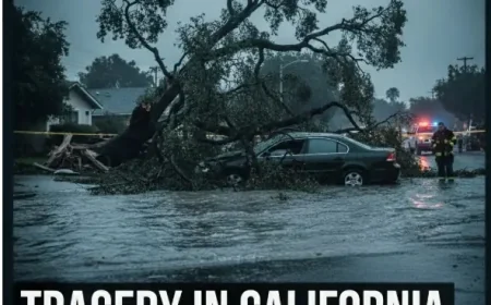 Tragedy in California: 3 Dead After Christmas Night Storms