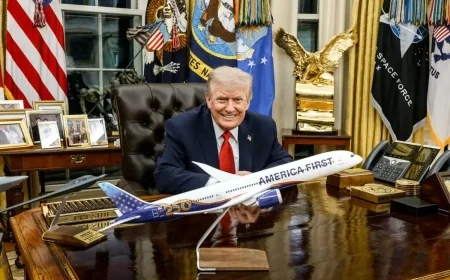 Trump Reveals ‘America First 250’ Plane Design