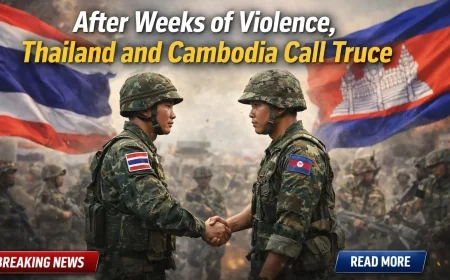 After Weeks of Violence, Thailand and Cambodia Call Truce