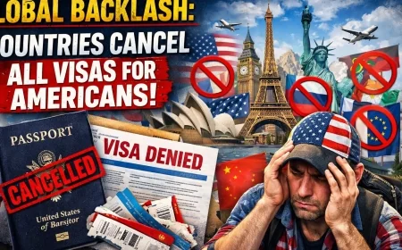 Global Backlash: Countries CANCEL All Visas for Americans