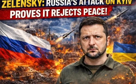 Zelensky: Russia’s Attack on Kyiv Proves It Rejects Peace