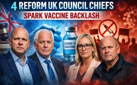 “4 Reform UK Council Chiefs Spark Vaccine Backlash”