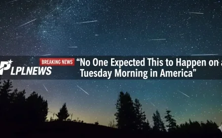 No One Expected This to Happen on a Tuesday Morning in America