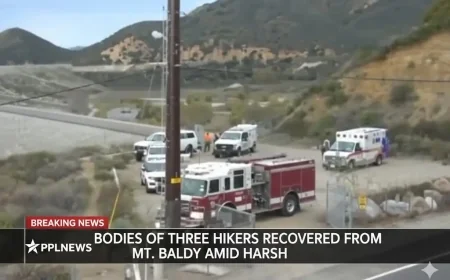 Bodies of three hikers recovered from Mt. Baldy amid harsh