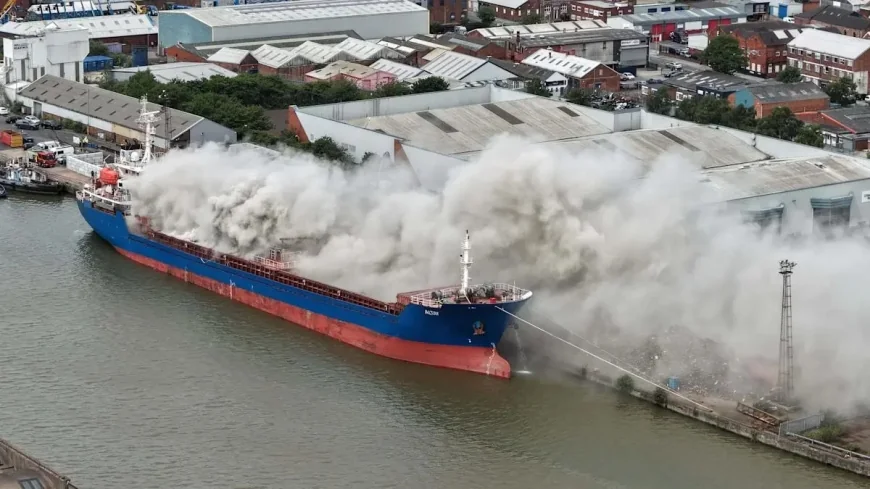 Investigation Finds Battery Likely Sparked Ship Fire