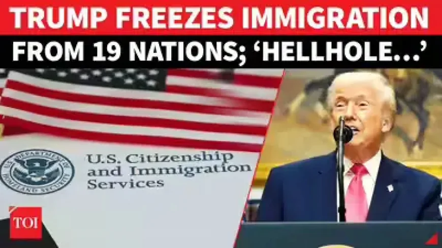 Trump Administration Freezes Immigration Applications from 19 Countries