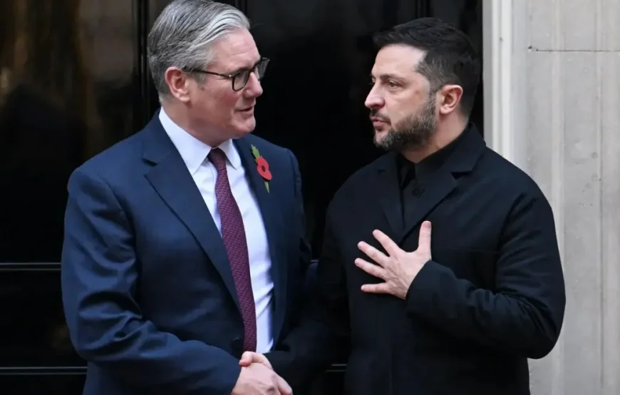 Zelensky Arrives at Downing Street for Crucial Ukraine Talks