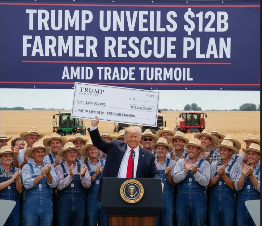 Trump Unveils $12B Farmer Rescue Plan Amid Trade Turmoil