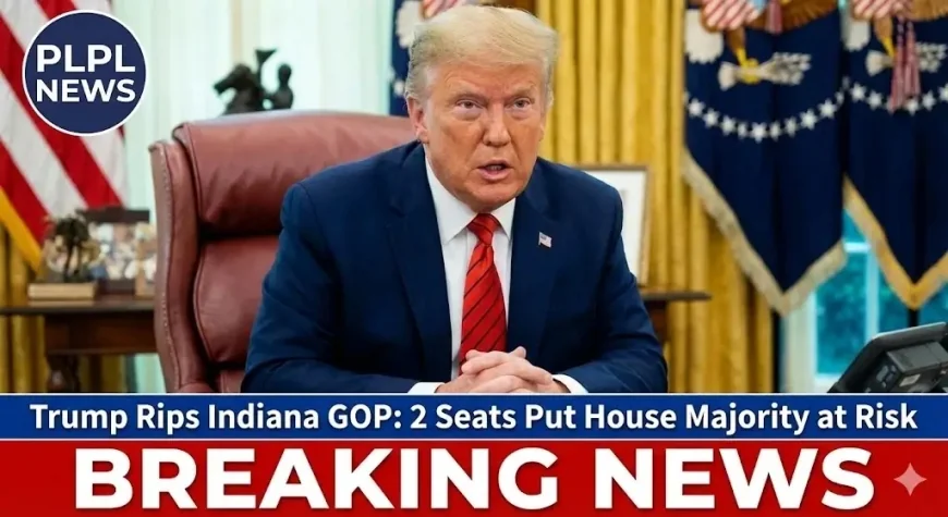 Trump Rips Indiana GOP: 2 Seats Put House Majority at Risk