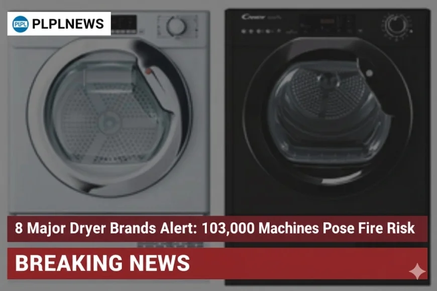 8 Major Dryer Brands Alert: 103,000 Machines Pose Fire Risk