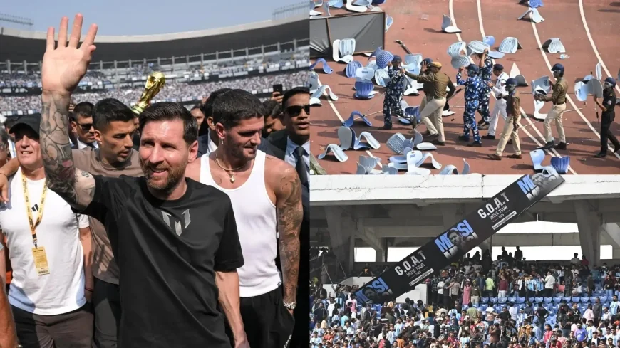 Messi Event in India Turns Chaotic as Fans Throw Chairs