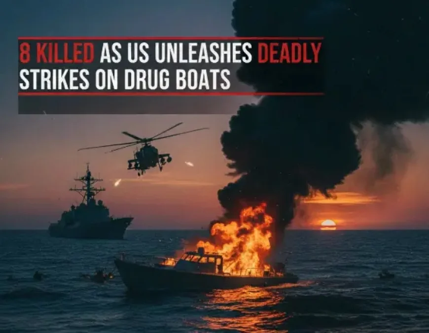 8 Killed as US Unleashes Deadly Strikes on Drug Boats