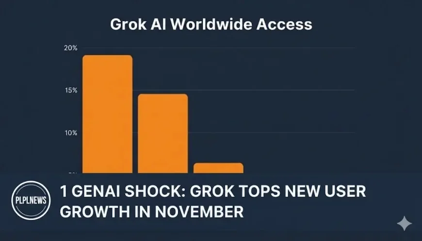 1 GenAI Shock: Grok Tops New User Growth in November