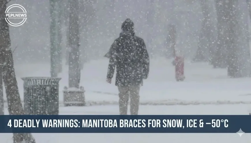 4 Deadly Warnings: Manitoba Braces for Snow, Ice & –50°C