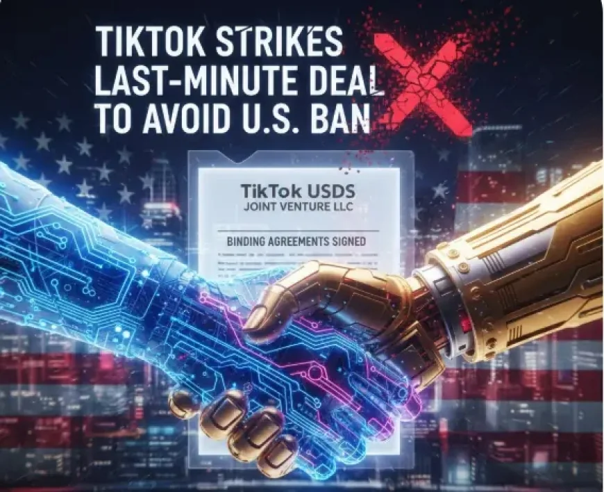 TikTok Strikes Last-Minute Deal to Avoid U.S. Ban
