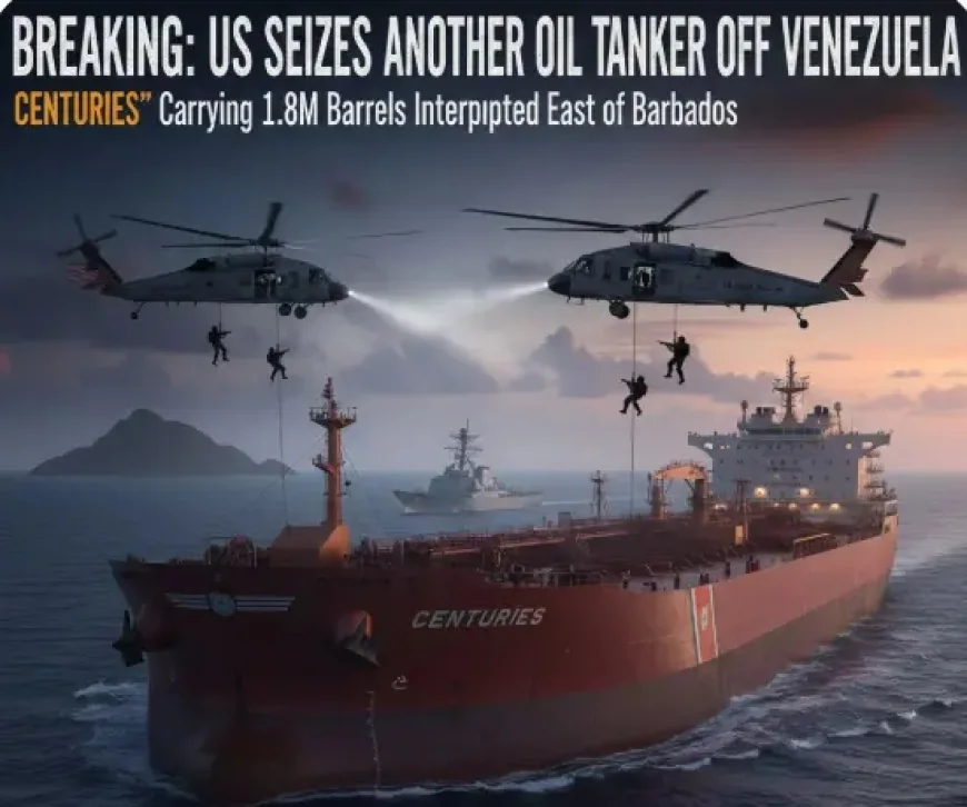 Breaking: US Seizes Another Oil Tanker Off Venezuela