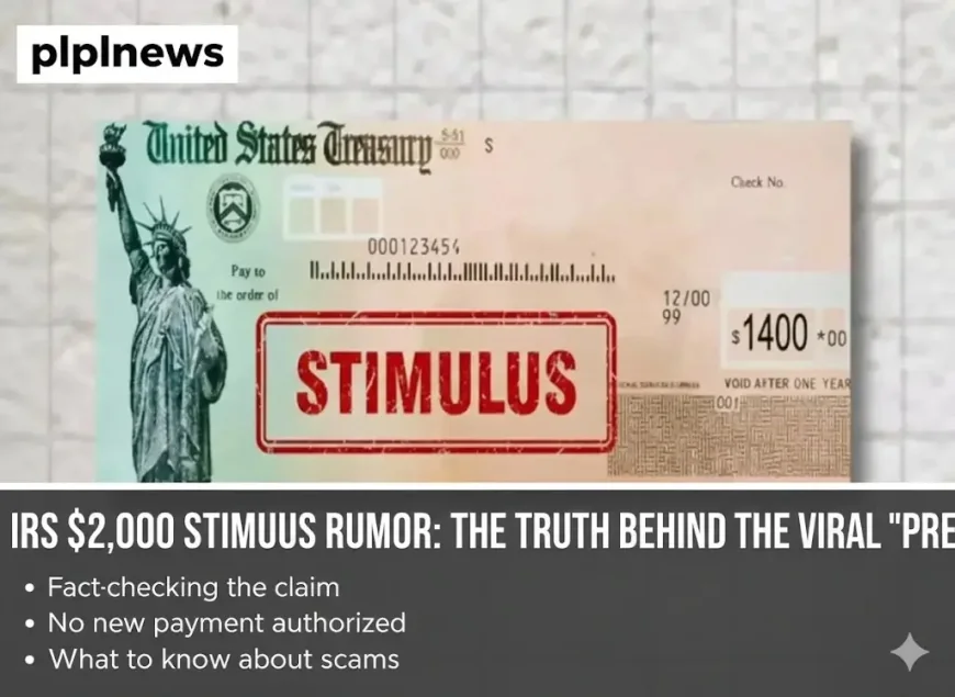 IRS $2,000 Stimulus Rumour: The Truth Behind the Viral 'Pre