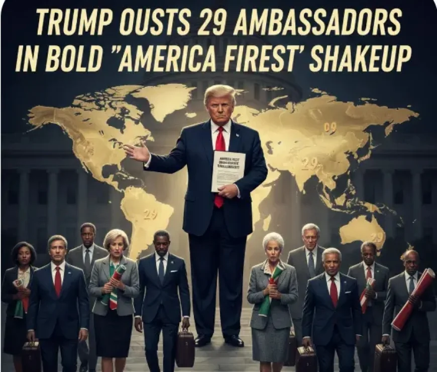Trump Ousts 29 Ambassadors in Bold “America First” Shakeup