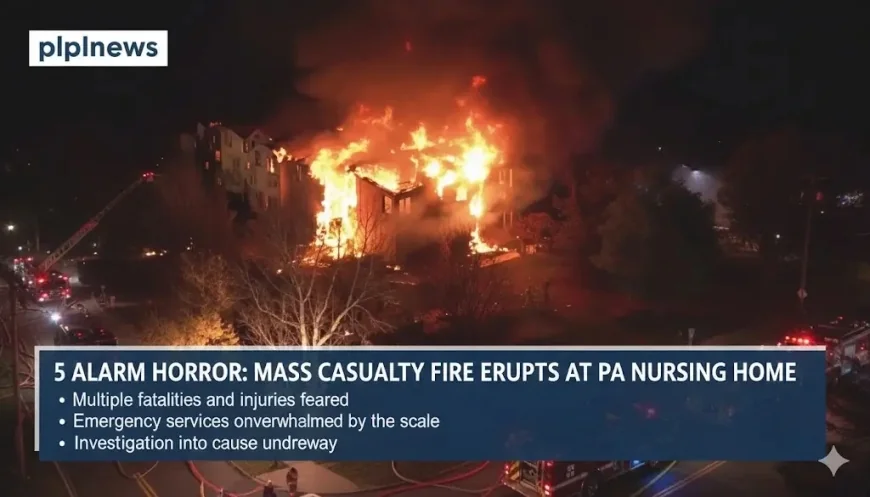 5 Alarm Horror: Mass Casualty Fire Erupts at PA Nursing Home