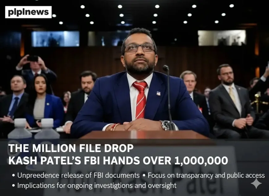 The Million File Drop Kash Patel’s FBI Hands Over 1,000,000