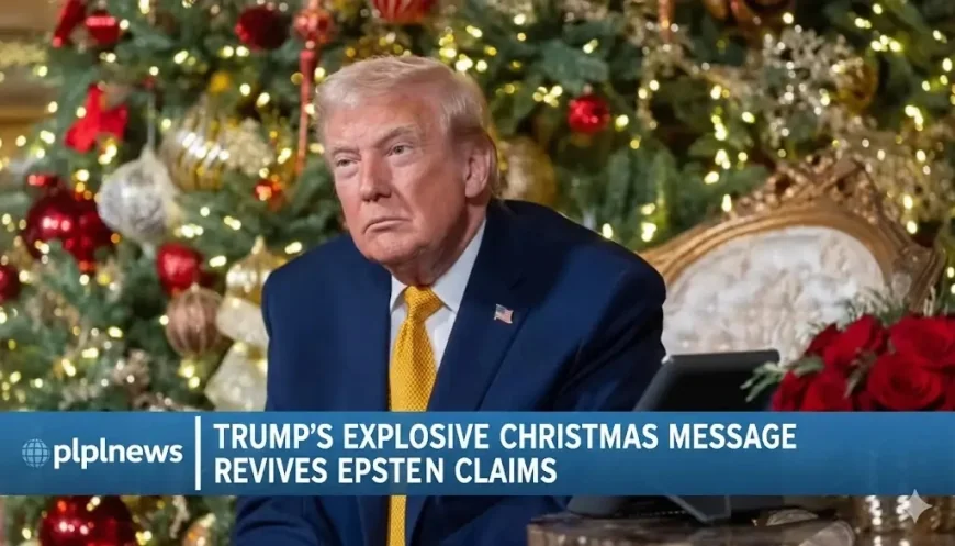 Trump’s Explosive Christmas Message Revives Epstein Claims