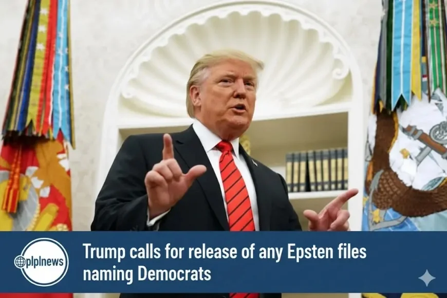 Trump calls for release of any Epstein files naming Democrats