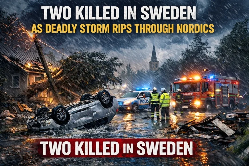 Two Killed in Sweden as Deadly Storm Rips Through Nordics