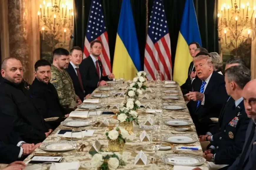 Historic Mar-a-Lago Meeting: Trump Hosts Zelensky Amid Russia Strikes