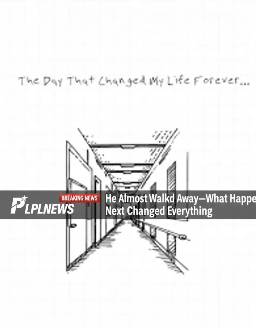 He Almost Walked Away—What Happened Next Changed Everything