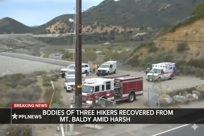 Bodies of three hikers recovered from Mt. Baldy amid harsh
