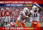 Ohio State’s Slow Start Crushes CFP Title Hopes vs Miami