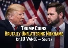 Trump Coins Brutally Unflattering Nickname for JD Vance — Source