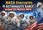 NASA Evacuates 4 Astronauts Early in Rare ISS Medical Move