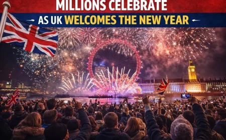 Millions Celebrate as UK Welcomes the New Year