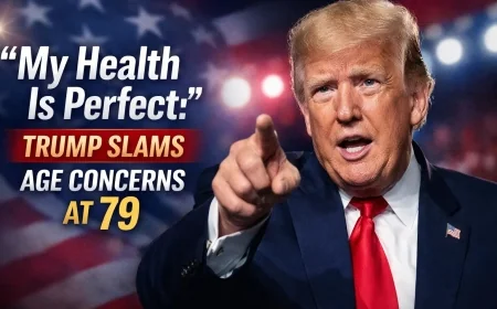 My Health Is Perfect: Trump Slams Age Concerns at 79