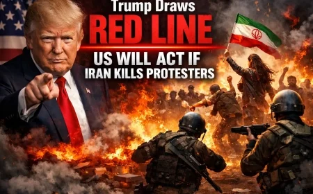 Trump Draws Red Line: US Will Act if Iran Kills Protesters