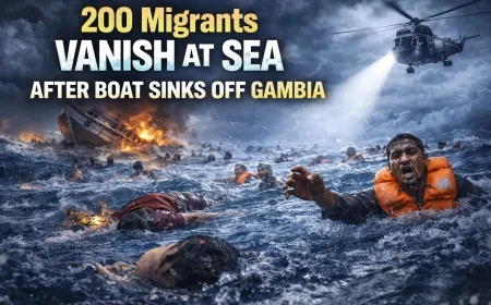 200 Migrants Vanish at Sea After Boat Sinks Off Gambia