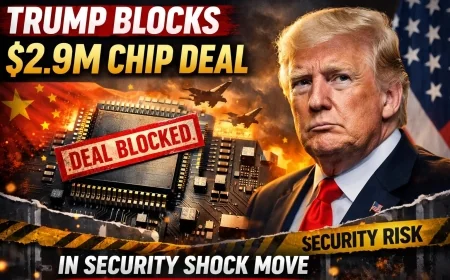 Trump Blocks $2.9M Chip Deal in Security Shock Move