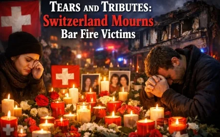 Tears and Tributes: Switzerland Mourns Bar Fire Victims