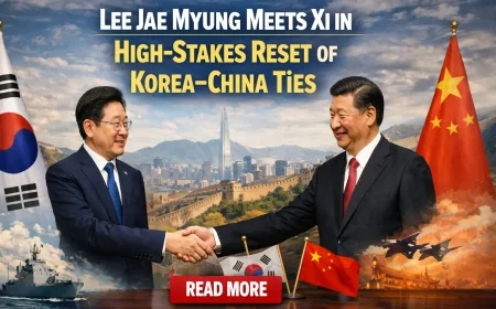 Lee Jae Myung Meets Xi in High-Stakes Reset of Korea–China Ties