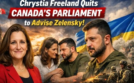 Chrystia Freeland Quits Canada’s Parliament to Advise Zelensky