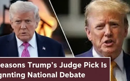 5 Reasons Trump’s Judge Pick Is Igniting National Debate