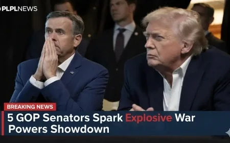 5 GOP Senators Spark Explosive War Powers Showdown